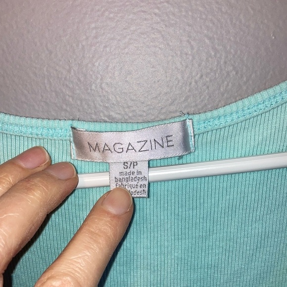 Magazine Blue Ribbed Sleeveless Bodycon Maxi Dress - Picture 2 of 9